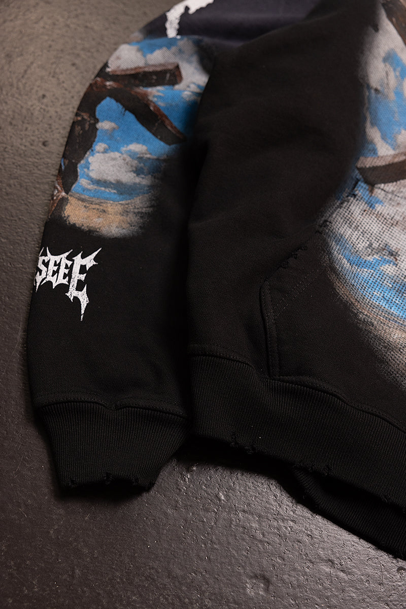CARRY YOUR CROSS VINTAGE HOODIE
