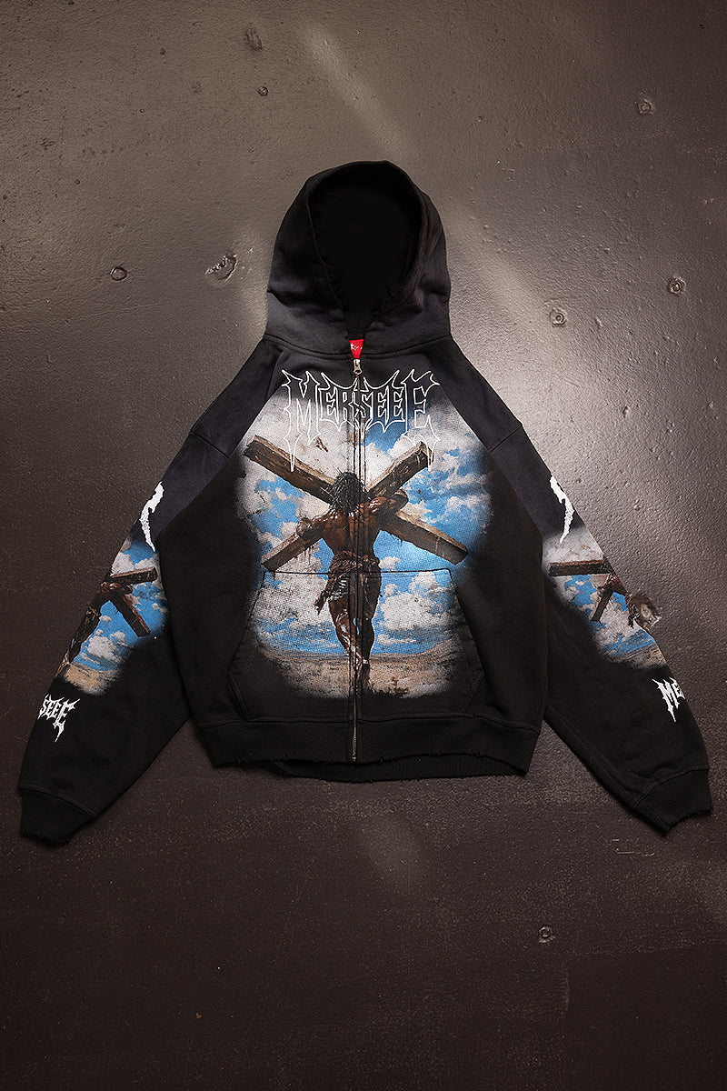 CARRY YOUR CROSS VINTAGE HOODIE